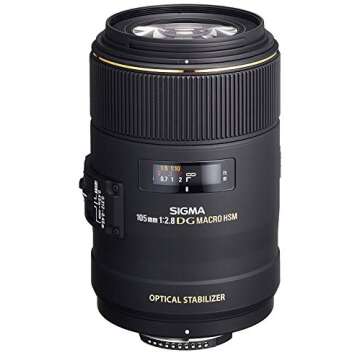 Sigma 105mm F2.8 EX DG OS HSM Macro Lens for Canon SLR Camera