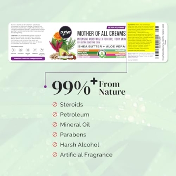 Puriya Eczema Relief Cream, Moisturizer for All Ages