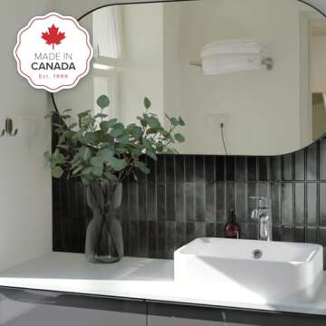 Smart Tiles Peel and Stick Backsplash - 5 Sheets of 11.43''x9'' - 3D Adhesive Peel and Stick Tile Ba...