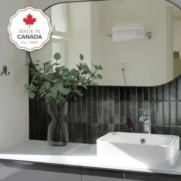 Smart Tiles Peel and Stick Backsplash - 5 Sheets of 11.43''x9'' - 3D Adhesive Peel and Stick Tile Ba...