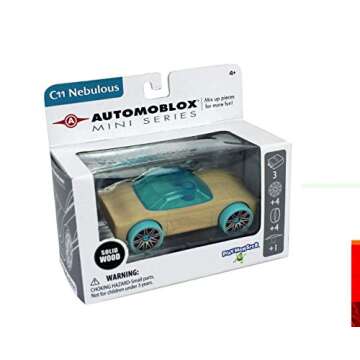 Automoblox Mini C11 Nebulous Aqua Blue, 4.75" x 1.75"