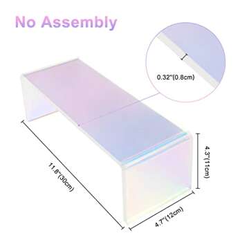 CHENYIYI Nail Arm Rest Aurora Transparency Thickened Acrylic Nail Arm Rest Cushion, Nail Hand Rest Arm Rest for Acrylic Nail, Professional Hand Pillow Manicure Tool with Tearable Protective Film