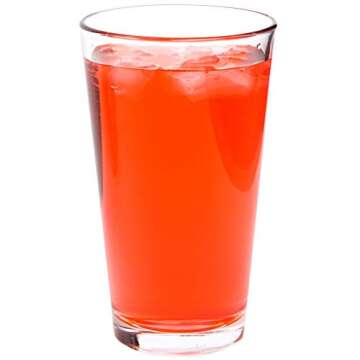 Libbey 16oz Pint Glass Set of 4 with DuraTuff Rim