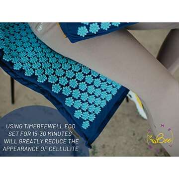 Acupressure Mat & Pillow Set for Back Pain Relief