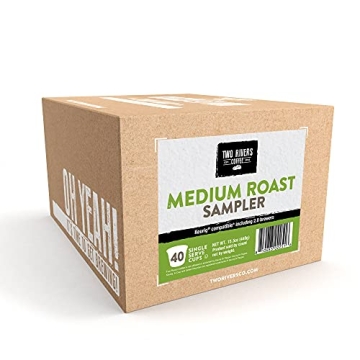 Two Rivers Coffee Pods - 40 Count Variety Sampler