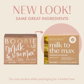 Boobie Bar Lactation Bars for Boosting Milk Supply