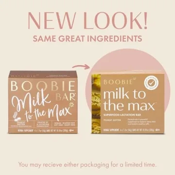 Boobie Bar Lactation Bars for Boosting Milk Supply