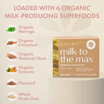 Boobie Bar Lactation Bars for Boosting Milk Supply