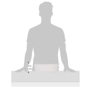 STERILITE 6 Qt Storage Box for Shoes and Crafts