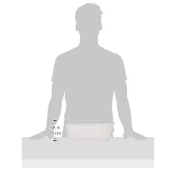 STERILITE 6 Qt Storage Box for Shoes and Crafts