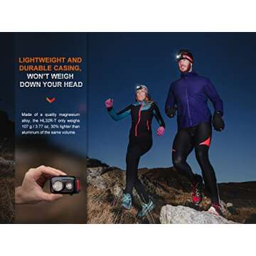 Fenix HL32R-T Headlamp 800 Lumen USB-C Rechargeable