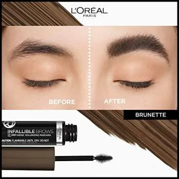 L'Oreal Infallible Brow Mascara with 24H Hold for Fuller Brows