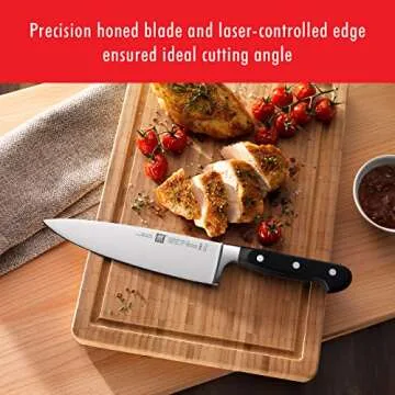 ZWILLING Professional S 8-inch Razor-Sharp German Chef's Knife, Made in Company-Owned German Factory with Special Formula Steel perfected for almost 300 Years, Dishwasher Safe