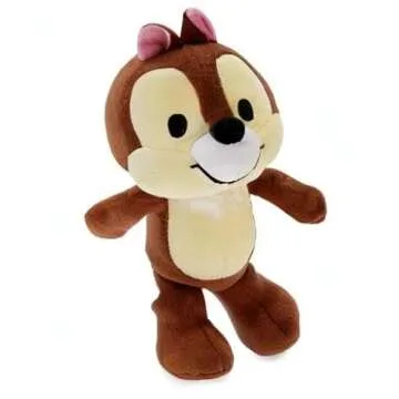 Disney Store Official Chip nuiMOs Plushie - Soft Plush with Embroidered Features, Poseable Hands & Turning Head, Magnetic Hands for Holding, 6 Inches, Dress Up with nuiMOs Outfits