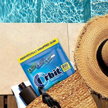 ORBIT Sugar Free Assorted Mint Gum, 200-Piece Bulk Pack