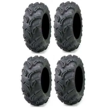 Full Set of Maxxis Zilla 27x9-12 and 27x11-12 ATV Mud Tires (4)