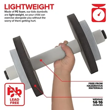 Kids Weight Set 2 Pack Toy Dumbbells for Fun Fitness