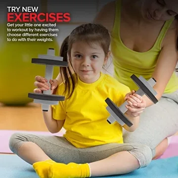 Kids Weight Set 2 Pack Toy Dumbbells for Fun Fitness