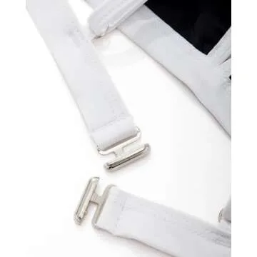 SUUKSESS Women Triangle High Cut Bikini Sets Sexy High Waisted Color Block Two Piece Swimsuits Push Up Bathing Suits(Black White,M)