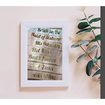 Stylish Gemich Rose Gold Bridesmaid Sash Set for Parties