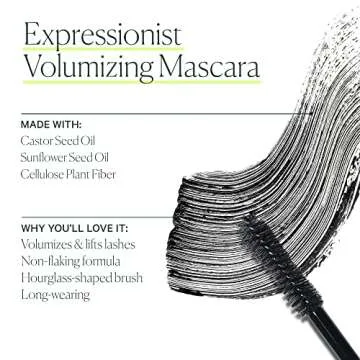 WELL PEOPLE - Expressionist Volumizing Mascara | Plant-Based, Cruelty-Free Clean Beauty (Black, Full Size)