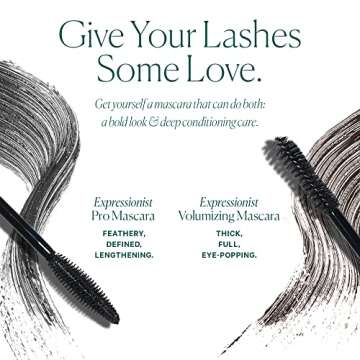 WELL PEOPLE - Expressionist Volumizing Mascara | Plant-Based, Cruelty-Free Clean Beauty (Black, Full Size)