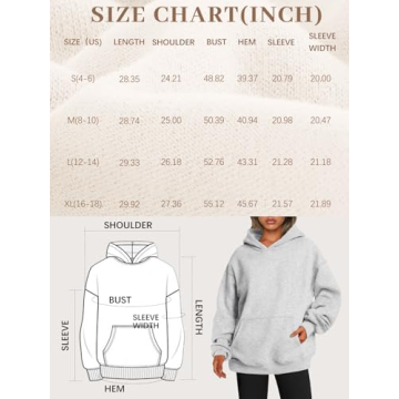 EFAN Women’s Oversized Fleece Hoodies for Fall Style