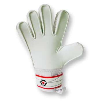 Prime Focus RED Goalie Gloves - Durable Youth Sports Gear