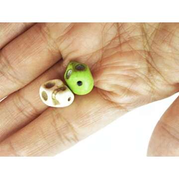 50 Mixed Color Turquoise Skull Loose Bead Pack for DIY Jewelry