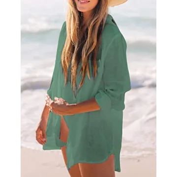 Bsubseach Long Sleeve Beach Shirt - Lightweight and Versatile