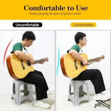 Adjustable Guitar Foot Stool - 1/2/4 Pack Available