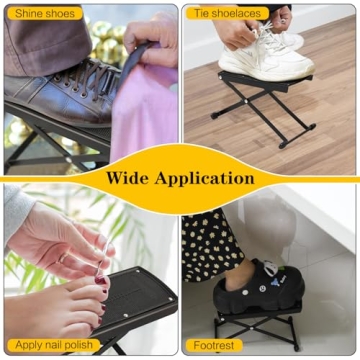 Adjustable Guitar Foot Stool - 1/2/4 Pack Available