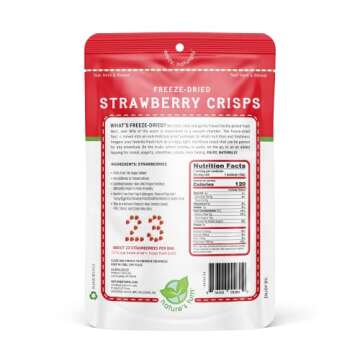 Nature's Turn Freeze-Dried Strawberry Crisps - Healthy Snack