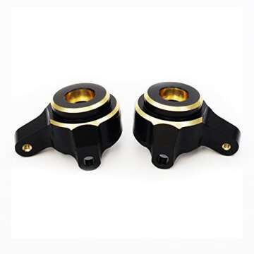 Treal Brass Front Steering Knuckles for Axial SCX24