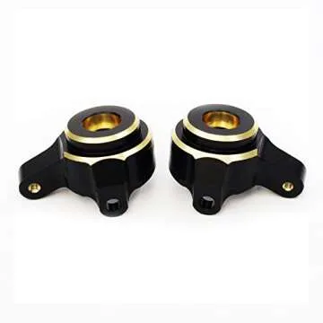 Treal Brass Front Steering Knuckles for Axial SCX24