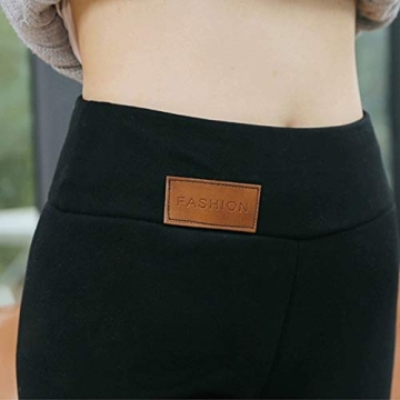 Hixiaohe Women's Warm Fleece Leggings for Winter Comfort
