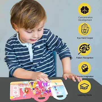 2 Pack Reusable Sticker Book for Kids 3+ Princess and Mermaid Stickers for Kids Activity Travel Sticker Books for Girls Boys Educational Learning Toys Birthday Holiday Gifts