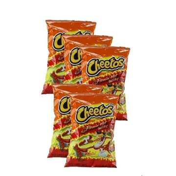 Cheetos Flamin' Hot Crunchy 2.0 oz (Pack of 5)