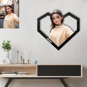 Personalized Cartoon 3D Photo Wooden Sign