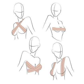 The Natural womens Breast and Body Tape, Nude, One Size US