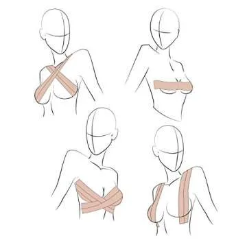 The Natural womens Breast and Body Tape, Nude, One Size US