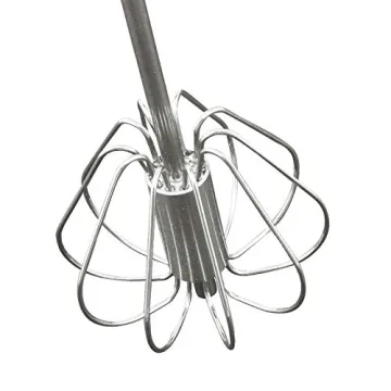 Stainless Steel Hand Push Rotary Whisk - 3PCS Set