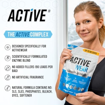 Active Wear Laundry Detergent for Sweat & Gym Clothes