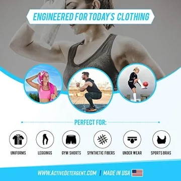 Active Wear Laundry Detergent for Sweat & Gym Clothes