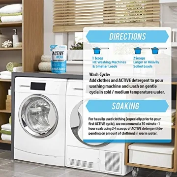Active Wear Laundry Detergent for Sweat & Gym Clothes