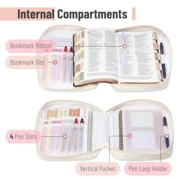 Mr. Pen- Bible Case, Bible Covers for Women, Bible Cover, Bible Bag, Bible Covers for Girls, Bible C...