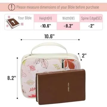 Mr. Pen- Bible Case, Bible Covers for Women, Bible Cover, Bible Bag, Bible Covers for Girls, Bible Carrying Case for Women, Bible Holder Case for Women, Christmas Gift