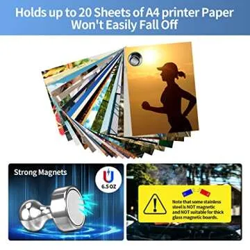 12Pack Fridge Magnets for Whiteboard Strong Refrigerator Magnets for Adult Small Push Pin Magnets for White Board Refrigerator Map Classroom Office Teacher Silver