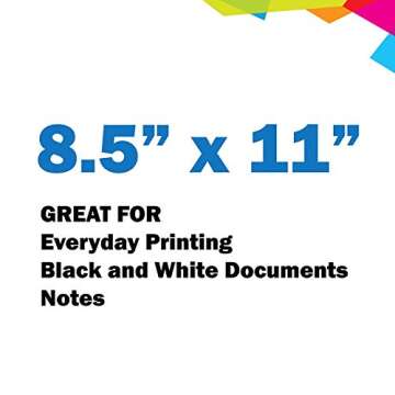 Hammermill Printer Paper, 20 lb Copy Paper, 8.5 x 11 - 6 Packs (2,400 Sheets) - 92 Bright, Made in the USA