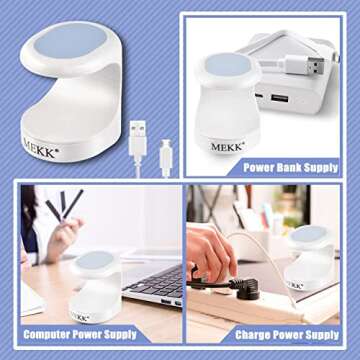 MEKK Mini UV Light for Gel Nails UV Light for Nails Innovative One Finger UV LED Nail Lamp 16W UV Nail Lamp Portable LED Nail Lamp Professional Nail Dryer for Nail Art Tools(Blue)